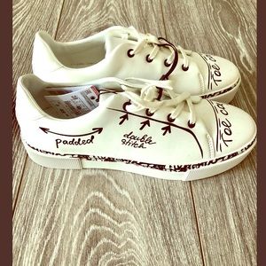 New Navy Blue/White Zara Sneakers Sz. 8